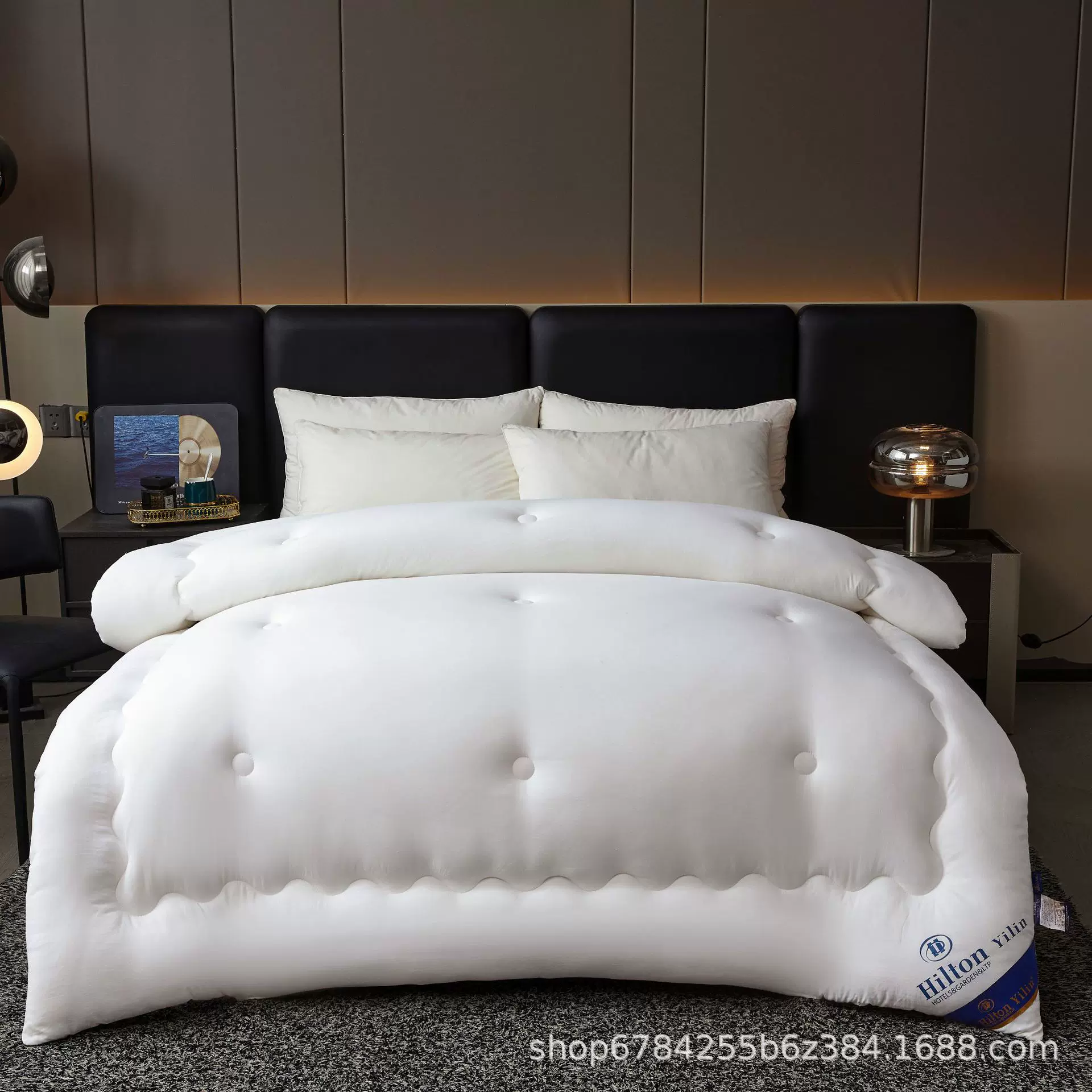 厂家直销希尔顿大豆纤维被礼盒装礼品棉被秋冬被开业店庆活动回礼