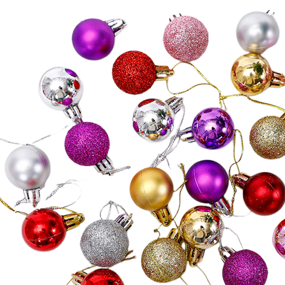 Año Nuevo nuevo árbol de Navidad decoración colgante colorida bola florista Nochebuena hecha a mano DIY material floral