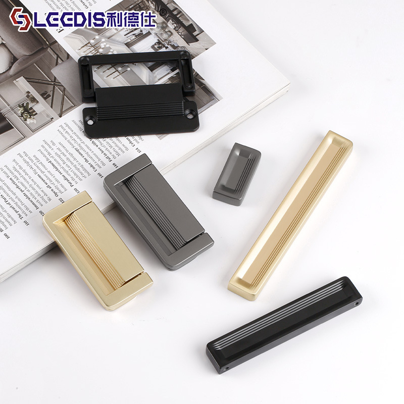 Factory-direct minimalist wardrobe door handles | Modern furniture hardware cabinet knobs | Cabinet & drawer pull handles