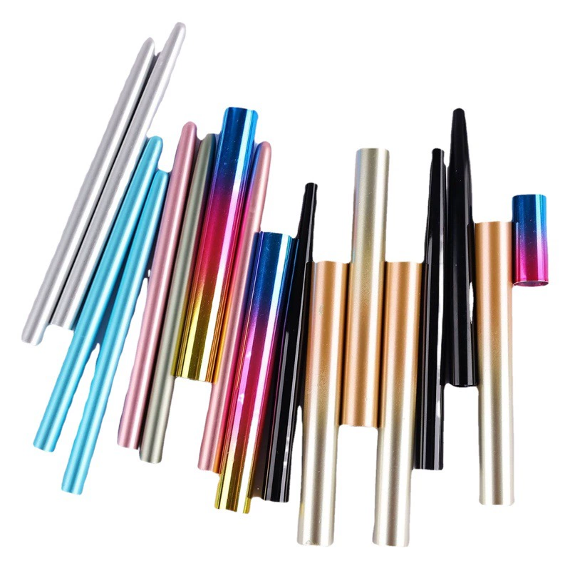 Ручка для дизайна ногтей алюминиевая трубка для рта Аппаратные аксессуары крышка ручки индивидуальная медная трубка для рта противоположного пола производитель деталей для аппаратных ручек большое количество