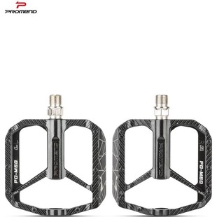 Promend Bicycle Pedals Special Large Tread Aluminum Alloy Three-Pelin Anti-Slip Bearing Forged Bicycle Pedals