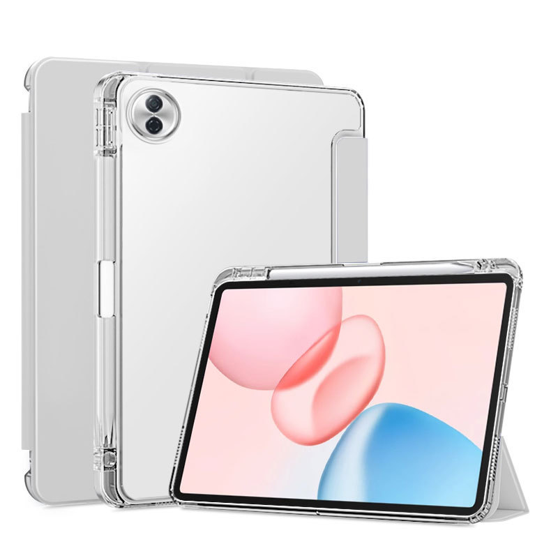 Honor タブレット 10 保護カバーに適した新しい HEY3-W00 磁気 70% off ペンスロット付き透明つや消しソフトケース|undefined