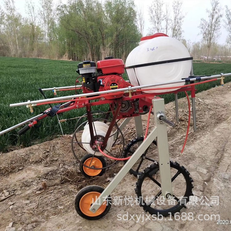 手推式打药机厂家 汽油柴油机自动喷药机 四轮喷杆喷药机厂家