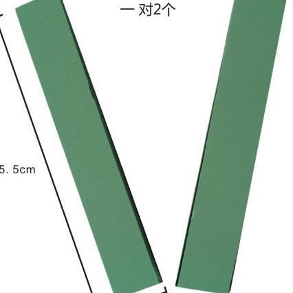 Flores inteligentes Yiwu fábrica directa decoración del flotador coche de la boda plástico verde pequeño cuadrado Ventosa con barro