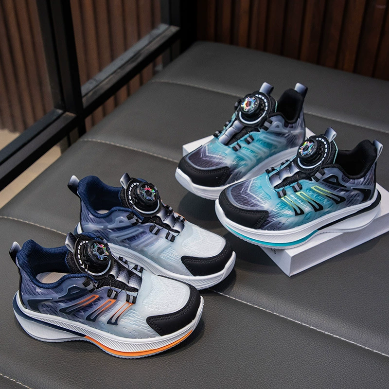 Breathable children's sports shoes for boys, casual footwear, autumn, trend of season, soft sole