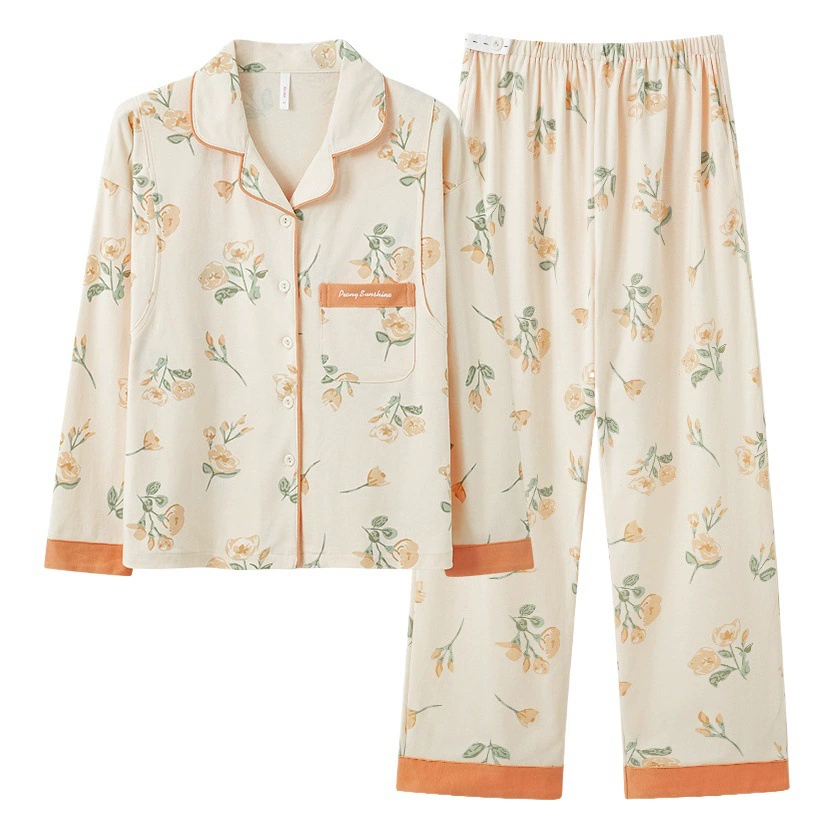 Xi Moon оптовая одежда для родов типа A весной и осенью, хлопок тонкий, беременные женщины, пижамы, кормление и кормление во время кормления