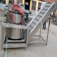 不锈钢油炸食品脱油机酸菜自动离心出料甩水机江米条脱油甩油机