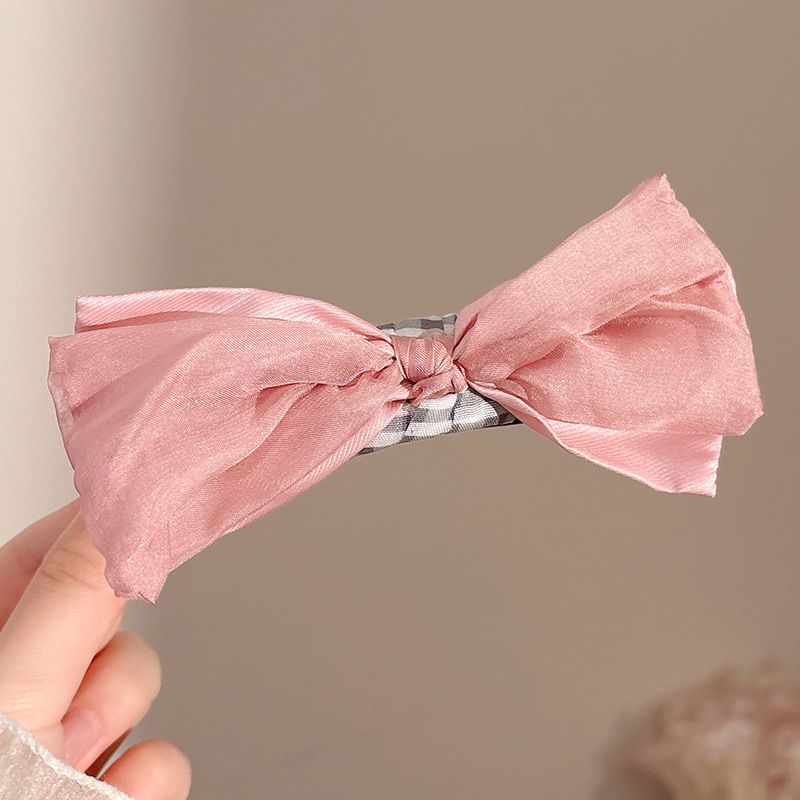 Gran arco clip de cabello de alta sensación clip de boca de pato nuevo clip de captura de cabeza de mujer temperamento clip de tiburón clip de cabello