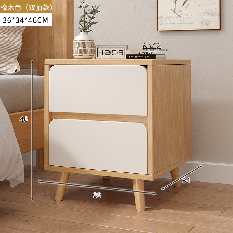 Mesita de noche moderno minimalista dormitorio mesita de noche gabinete de almacenamiento simple mesita de noche del hogar rack de almacenamiento pequeño apartamento armario