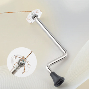 Manual Winding Twisting Handle 5-Hole Handheld Winder Metal Wire Twist Chain Braiding DIY Winding Tool