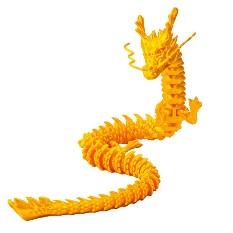 【工厂直销】3d打印龙中国龙关节可活动夜光摆件玩具工艺品|undefined