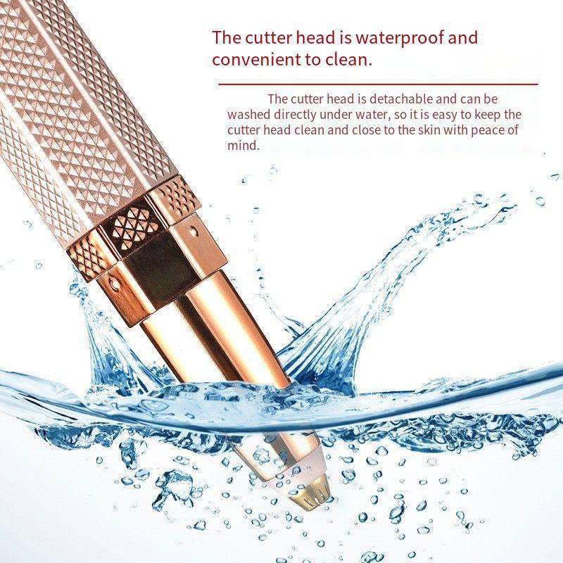 Four-in-one shaver, eyebrow trimmer, facial lip hair eyebrow trimmer, shaving nose hair, armpit hair hair removal instrument, eyebrow trimming pen