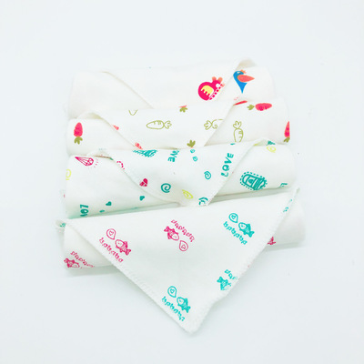 Saliva towel Cotton cloth newborn baby Bandage girl Boy Bib thickening Snaps Supersoft Dry