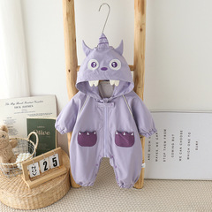 Baby one-piece cartoon cute newborn spring outfit outdoor clothes first month centennial infant ultra cute crawling suit tunic