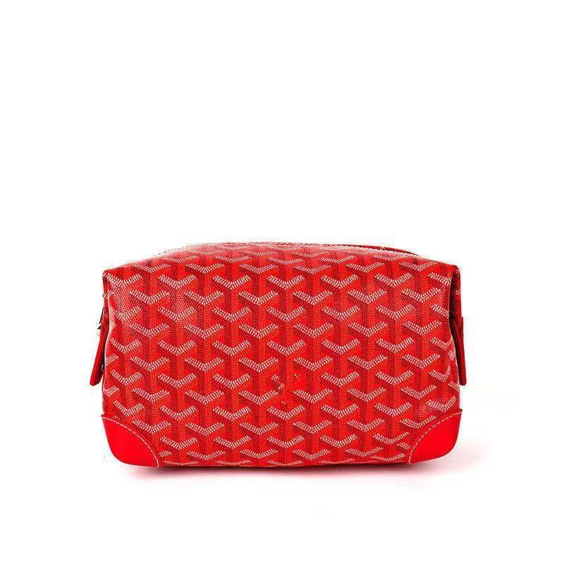 Goyard Bowling 25 Toiletry Bag Red