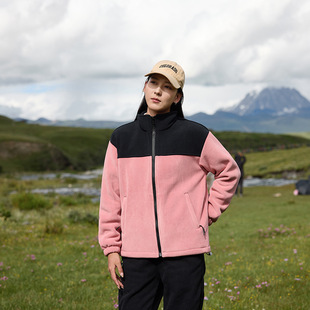 Lined Women's Autumn and Winter Fleece Jacket, Men's Fleece Jacket, Graphite Sweatshirt, Warm Cardigan, Outdoor Graphene Jacket, Polar Fleece