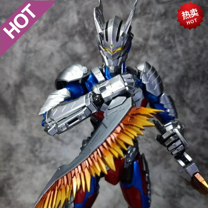 Ультра, многофункциональная подвижная Ultraman Tiga, золотая игрушка для мальчиков, трансформер, кукла
