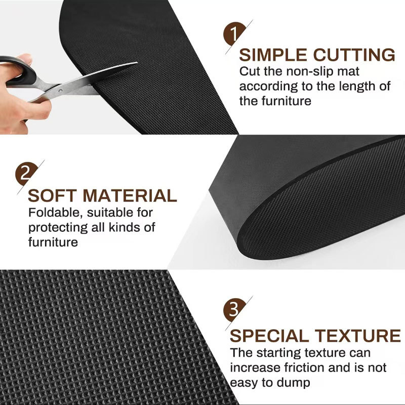 En stock al por mayor de malla de EVA patrón antideslizante Junta mesa y silla de espuma de madera pegatina protectora muebles silenciador EVA almohadilla del pie