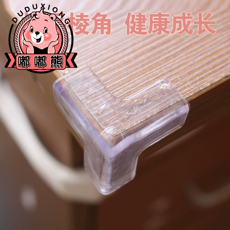 Dudu Bear прозрачная Защитная крышка для детского стола с защитой от столкновений с углом наклона, защитная угловая Защитная крышка для журнального столика