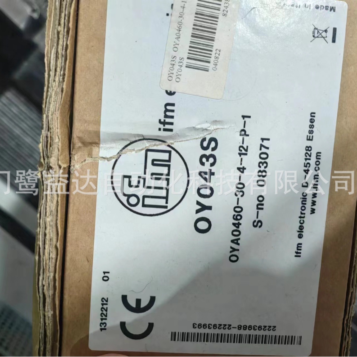 IFM易福门光电开关    OY043S OK5001 OJ5016 OJ5017 OGD592 O5P5