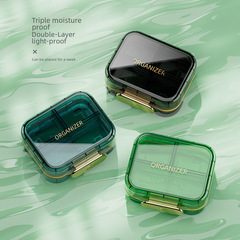 Portable small medicine box mini pill organizer medicine container pill medication box travel personal medicine bottle capsule