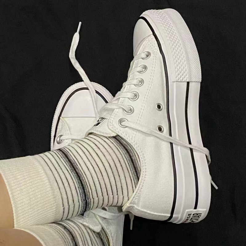 Putian Pure Original All Star Women's Shoes Platform Platform 1970 Small White Shoes Casual Light Canvas Shoes Height Increasing Board Shoes