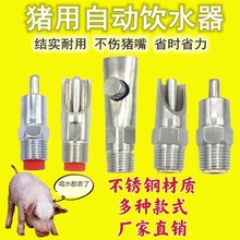 不锈钢猪嘴猪咀全自动配件猪饮水器不锈钢猪用饮水器猪水嘴猪水咀