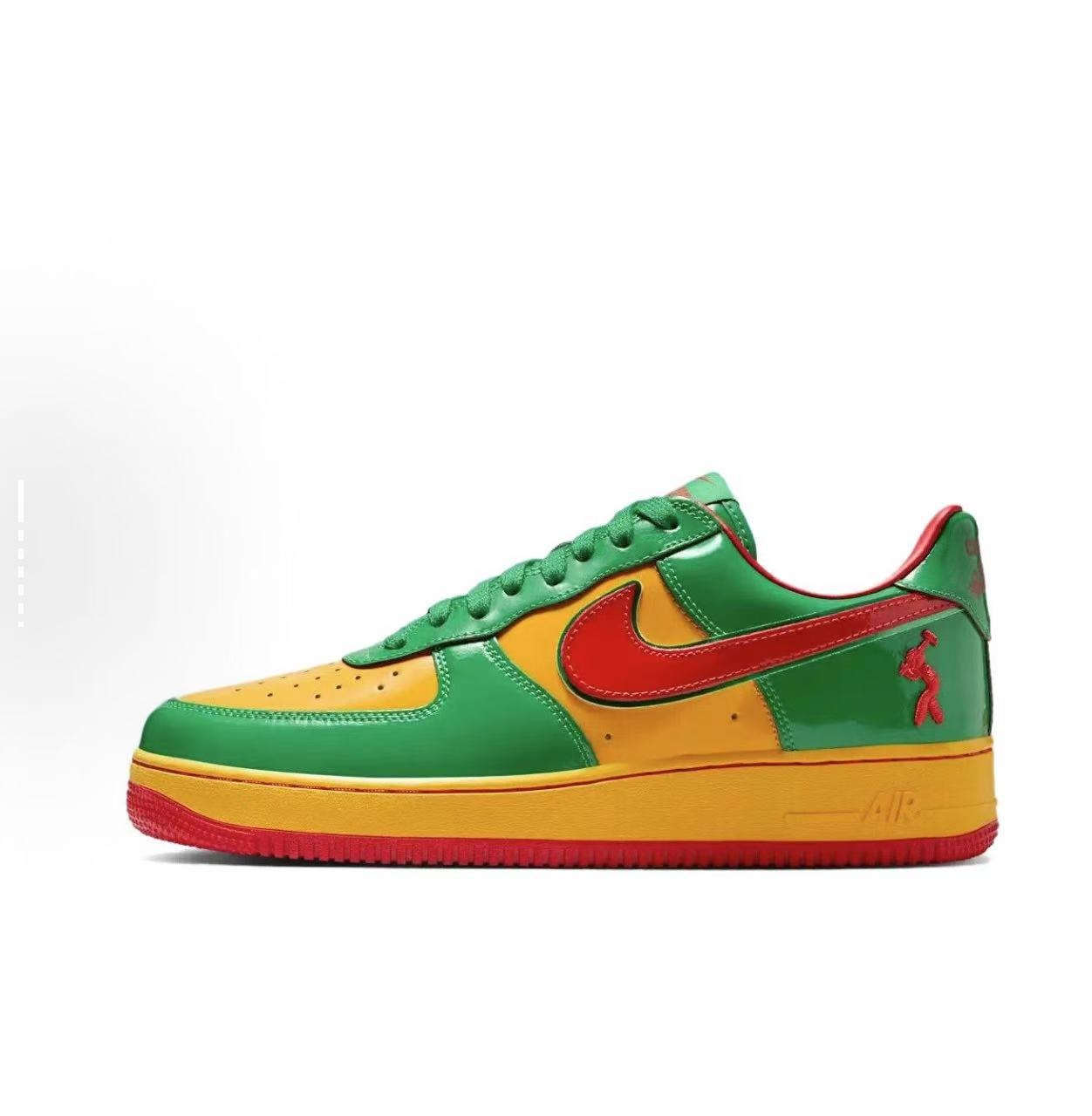 Zapatos Putian versión original de la fuerza aérea No. 1 en el extranjero marca conjunta de la cabeza de cuero en lugar de cojín de aire zapatillas deportivas para hombres y mujeres