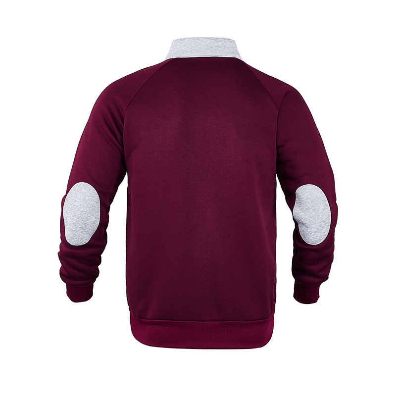 Men's Half Zip Sweatshirt With Stand Collar For Autumn And Winter_voghion.com