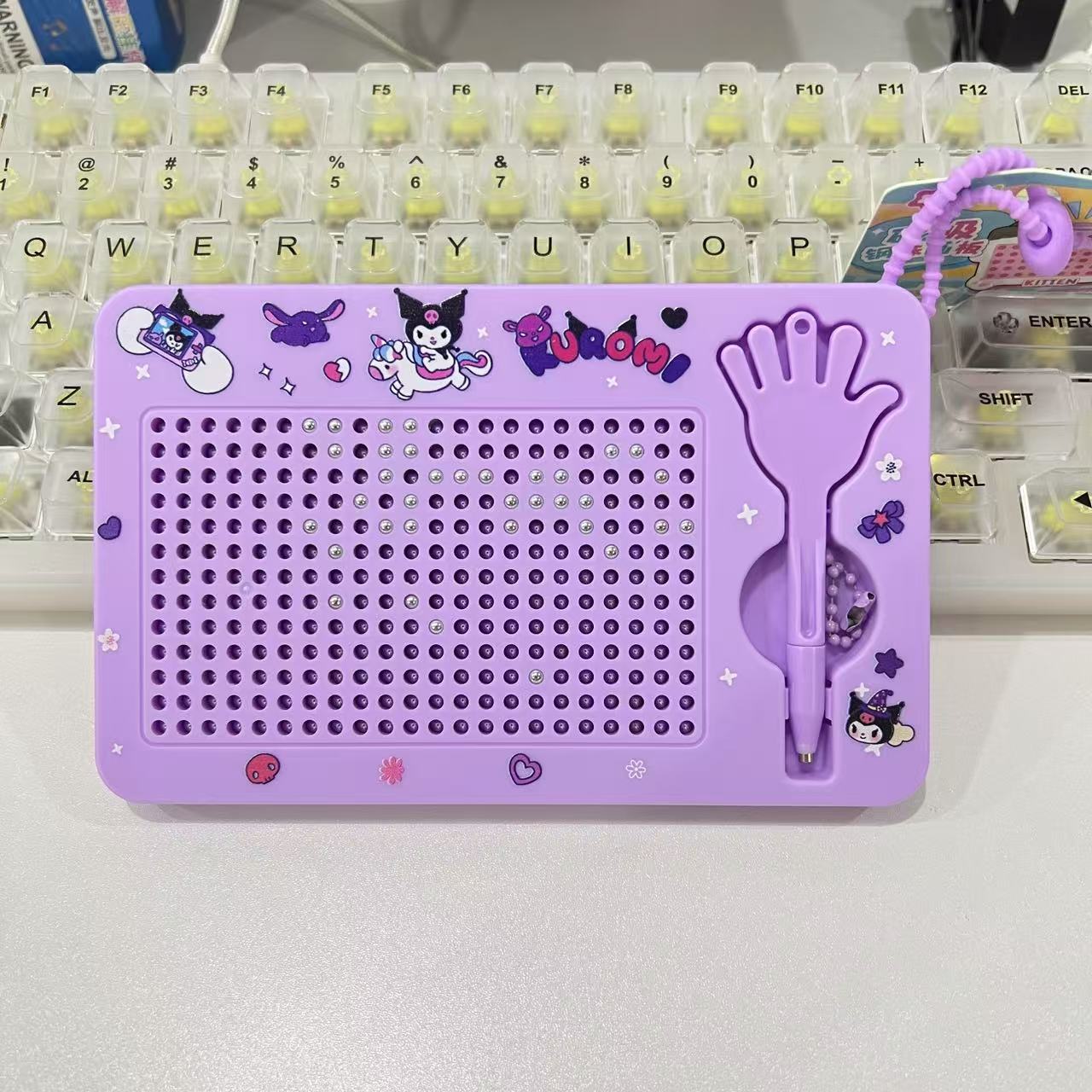 쿠로미 중형 자석강구 화판-보라색