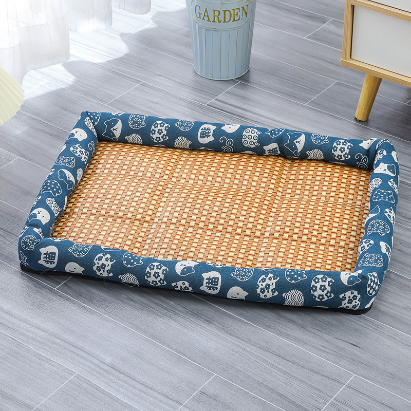 Straight Ice Summer Cat and Nest Pet Dog Bed Cool Mat_voghion.com