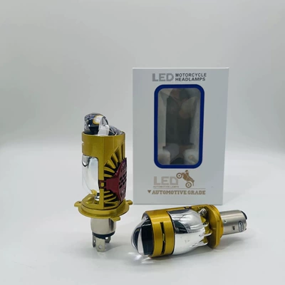 M01J dual-lens H4 headlight 9V-80V Ön faralar - m01j-double-claw-single-pack-left-hand-drive-white-light