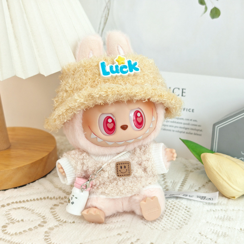 第一世代と第二世代のラブブベビー服ビニールブラインドボックスペンダントかわいいぬいぐるみ帽子服スーツアクセサリー|undefined