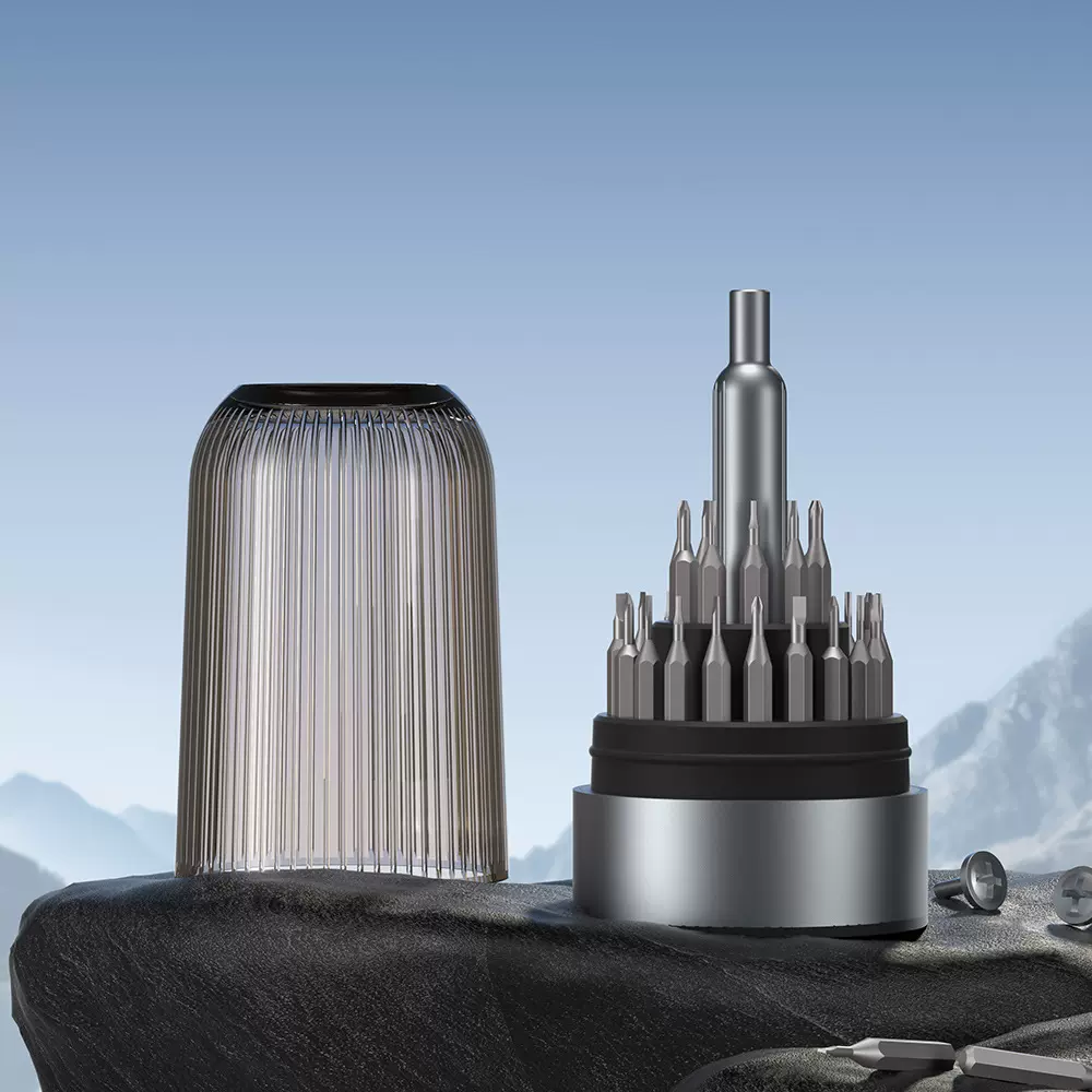 手动起子永生花同款外观礼品铝合金31件套高品质塔型螺丝刀套装