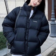 外套面包男女COVERT潮牌立领短款羽绒服女韩国2025新款加厚情侣NA