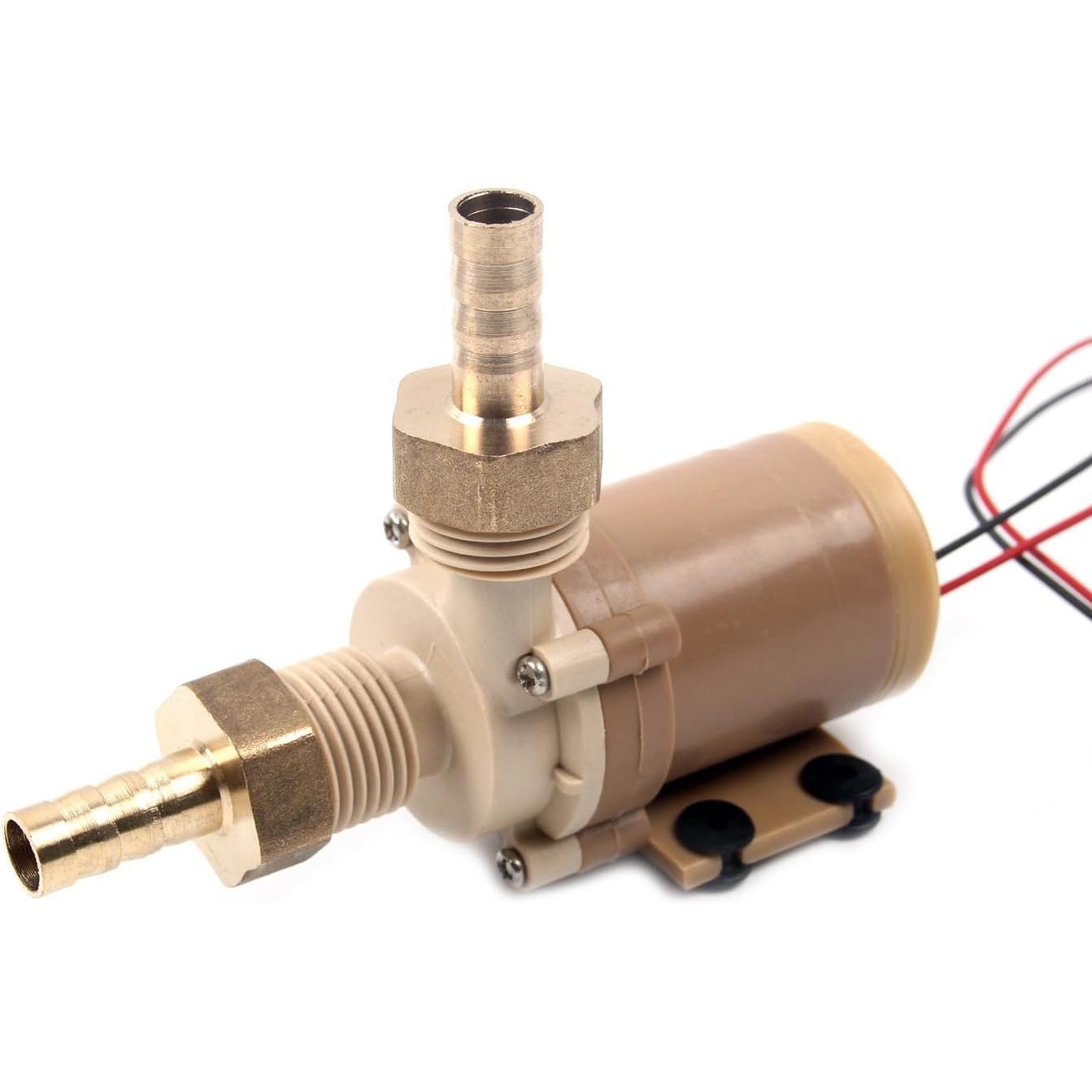 12V 6W无刷直流水泵 陶瓷泵芯 静音耐高温热水循环泵 抽水泵