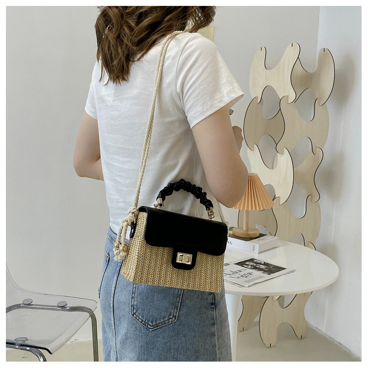 Femmes Moyen Toutes Les Saisons Paille Mode Sac De Paille display picture 5