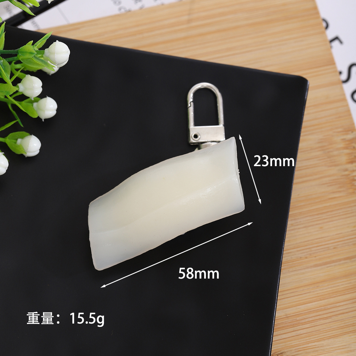 PVCファッションシミュレーション日本式寿司キーホルダー写真撮影シミュレーション食品道具学生かばんDIYストラップ