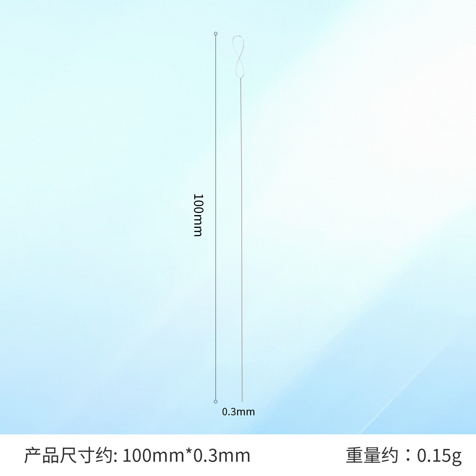 Venta directa de fábrica Aguja de apertura intermedia Aguja de enhebrado Aguja de orificio medio Aguja de enhebrado Aguja de enhebrado Collar de bricolaje