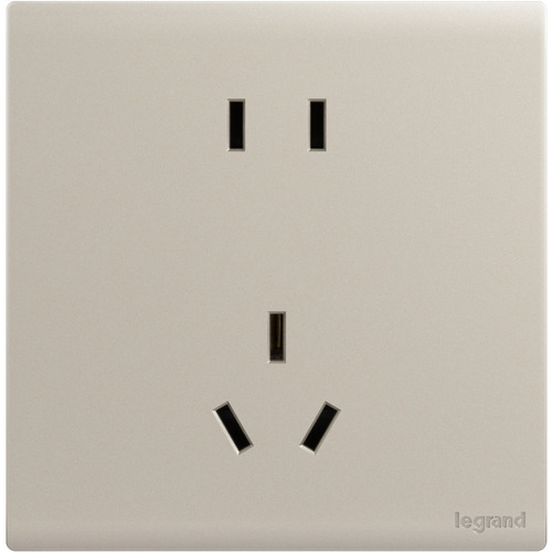 Legrand switch socket panel Jianyue pink platinum concealed USB five-hole household 86-type wall power socket