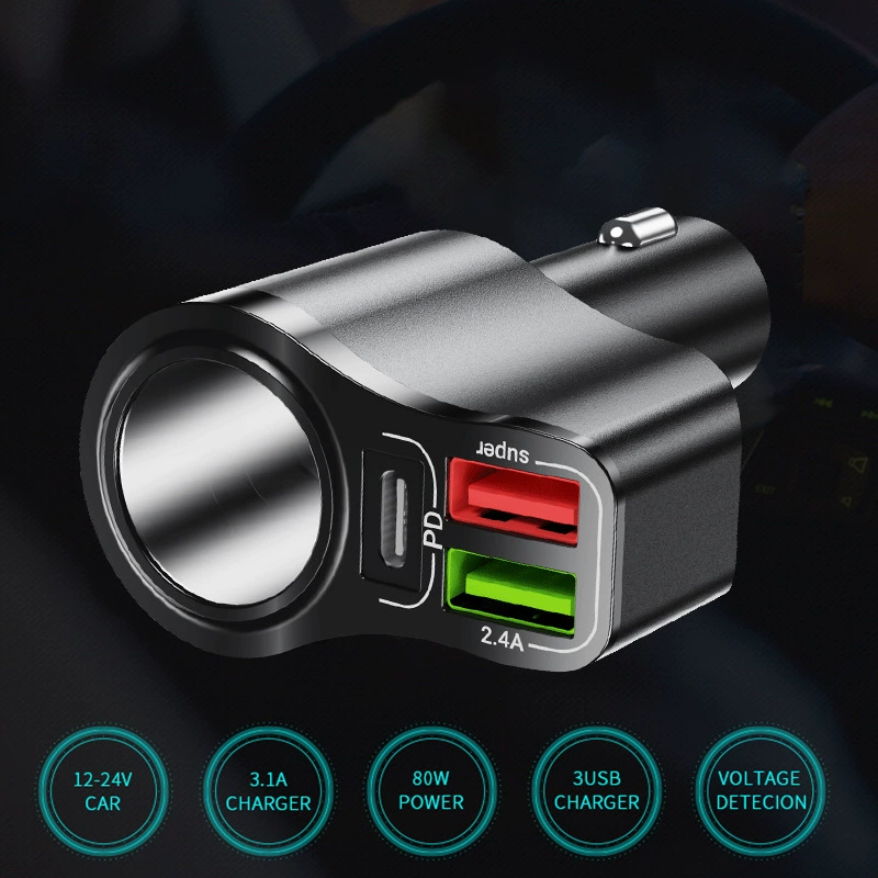 Charger, lighter, universal phone holder charging, high power