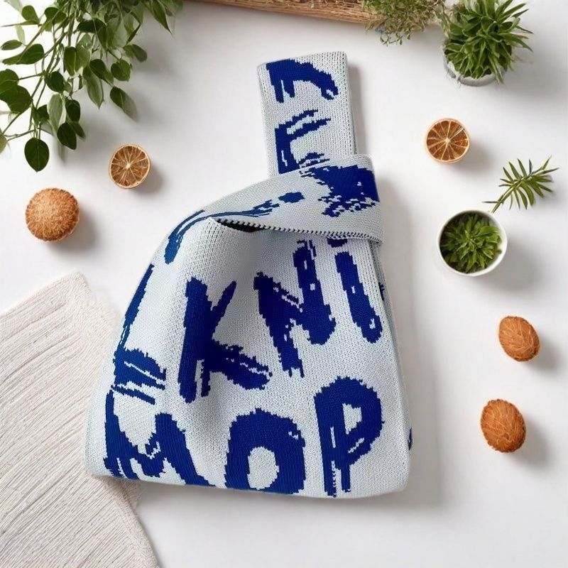 문자-파란색과 흰색 [90g]