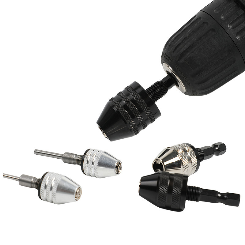0.3-6.5mm速交換式六角柄三爪自定心麻花ドリルチャック3.6電気ミルドリルチャック|undefined