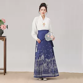 汉服套装;马面裙;童汉服