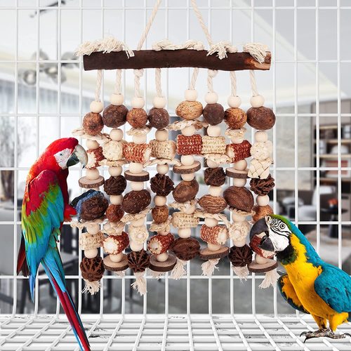 Large parrot explosive chewing toys bird supplies equipment bird cage accessories macaw gray parrot bird toys