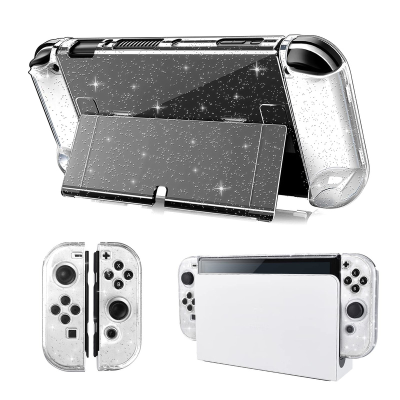 Switch Oled Glitter Crystal Case Suitable for Nintendo Switch Oled Console Protective Case Pc Hard Case Switch Oled Glitter Crystal Case Suitable for Nintendo Switch Oled Console Protective Case Pc Hard Case