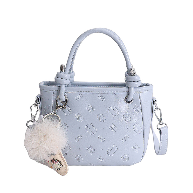 2026 ocio coreano estilo exterior encantador bolso de cubo de impresión diaria de moda nicho de diseño de hombro único bolso de tramo inclinado image 18