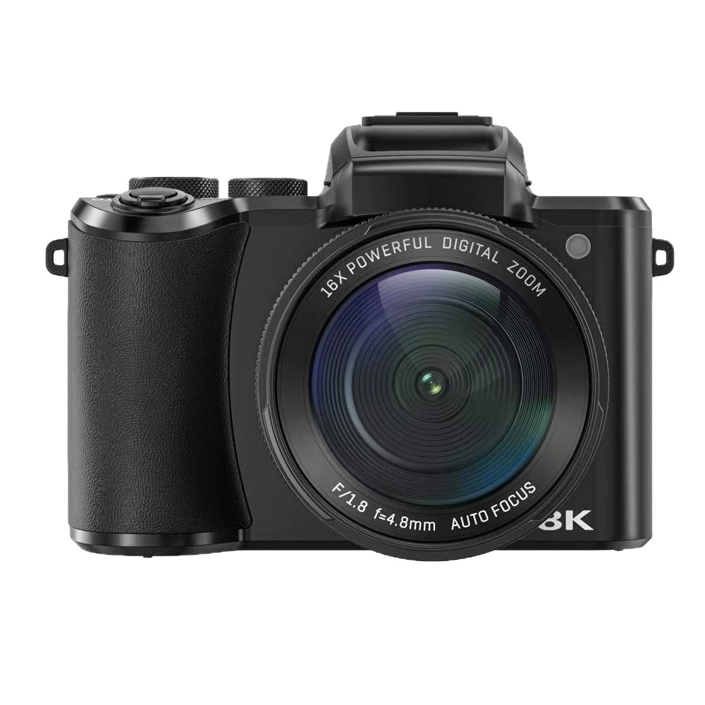 Камера 8K HD, оптический зум, передняя и задняя двойная камера, цифровой HD для путешествий студентов, можно делать селфи