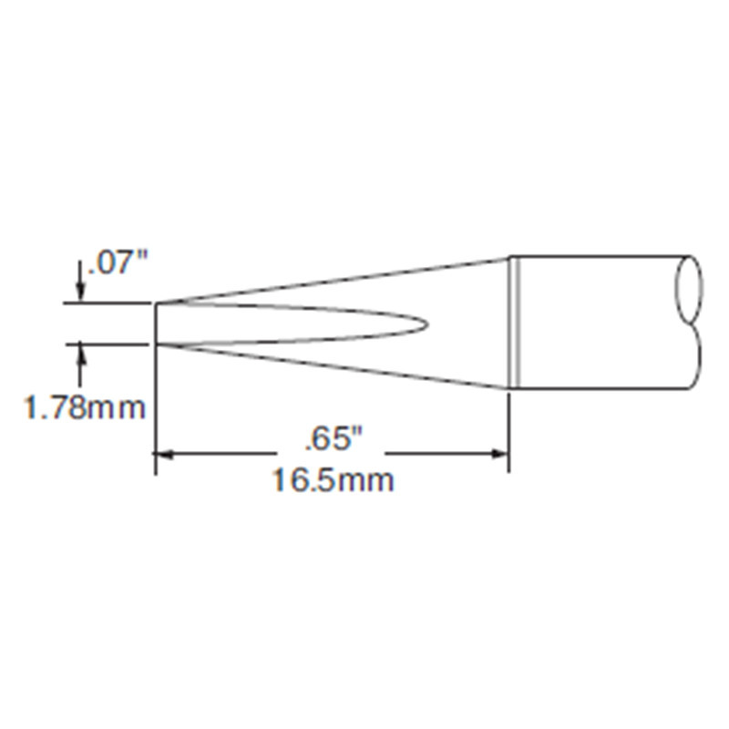 美国 METCAL OKI SSC-770A 烙铁头 适用于 MFR-H6-SSC MFR-1160