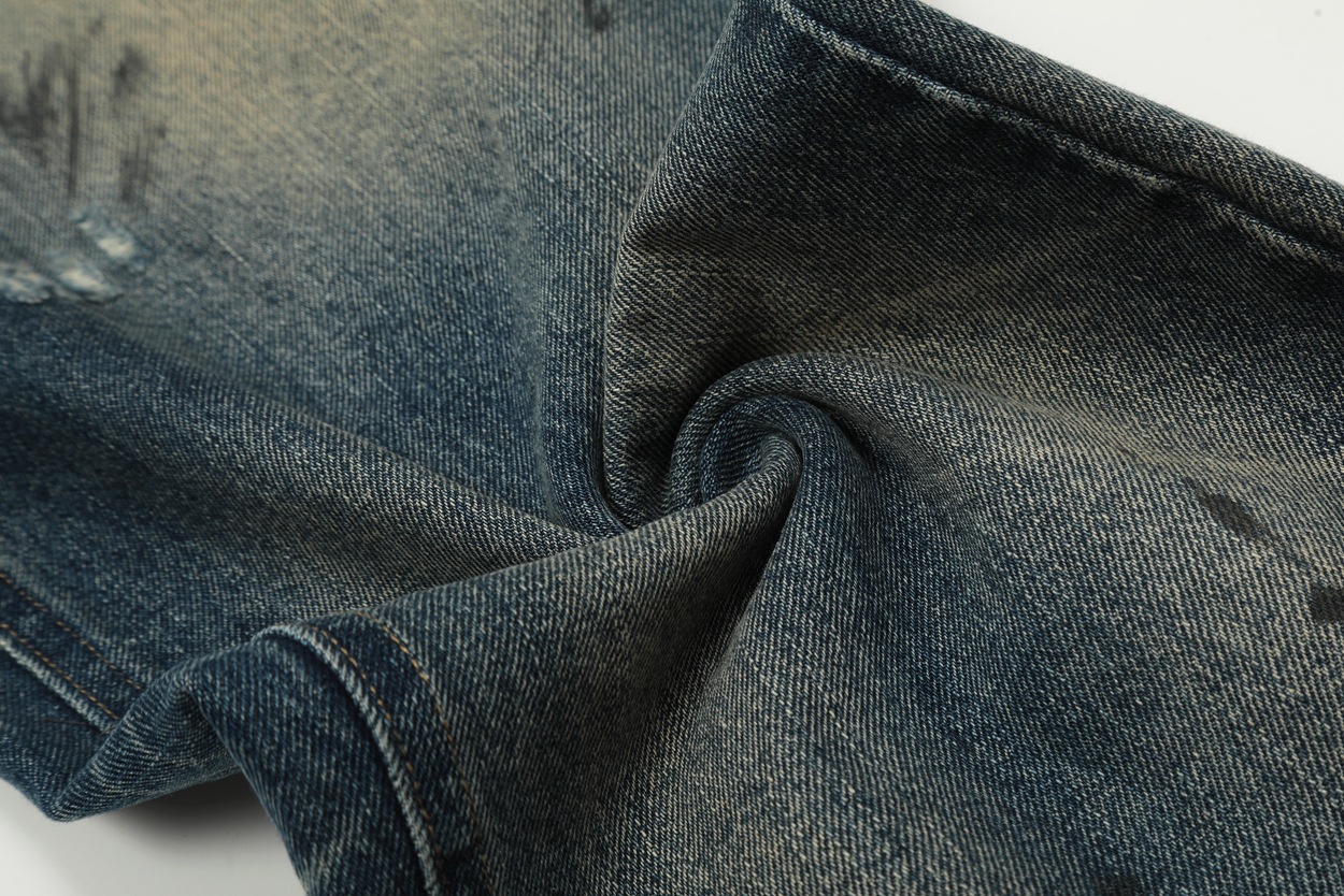 YON MODISH Herrenbekleidung 2024 Herbst Neues Produkt Meichao High Street Gewaschene und gebrauchte Cowboyhose_voghion.com